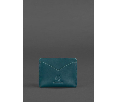 Жіночий шкіряний кейс-слім 5.0 зелена - BN-KK-5-malachite BlankNote