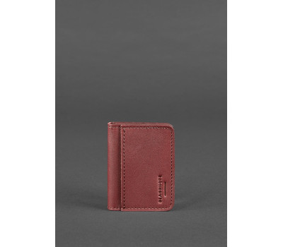 Жіноча шкіряна обкладинка для водійських прав 4.0 бордова - BN-KK-4-vin BlankNote