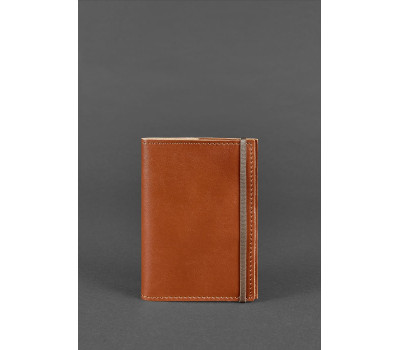 Шкіряна обкладинка для паспорта 1.0 світло-коричнева - BN-OP-1-k BlankNote