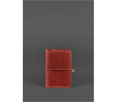 Жіночий шкіряний кард-кейс 7.0 кораловий - BN-KK-7-coral BlankNote