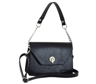 635 сумка чорна м Lucherino