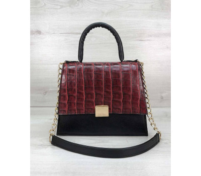 Жіноча сумка Лусія червоного кольору WeLassie