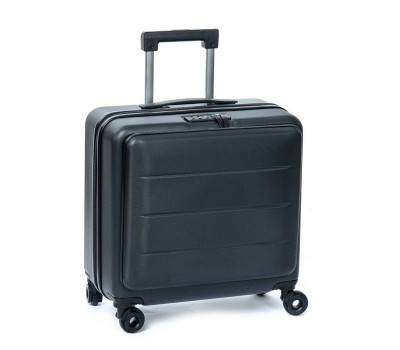 Дорожня Валіза 1 Маленький ABS-пластик 18 горзонт black блискавка Podium