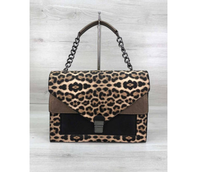Стильная сумка Amber леопард WeLassie