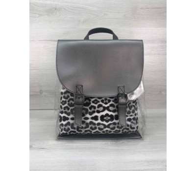 Рюкзак силиконовый  металлик с косметичкой WeLassie