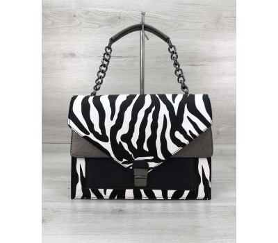 Стильная сумка Amber зебра WeLassie