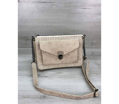 Стильна сумка Rika бежева WeLassie