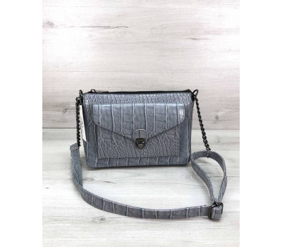 Стильна сумка Rika сіро-блакитна WeLassie