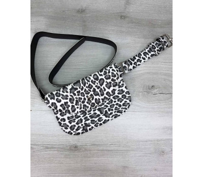 Жіноча сумка Kim чорно-біла WeLassie