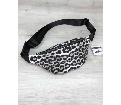 Жіноча Бананка чорно-білий леопард WeLassie