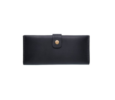 Кожаный кошелек Biggy черный Art Pelle Crazy Horse