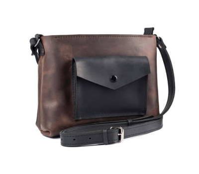 Жіноча сумка Bossy шоколад Art Pelle