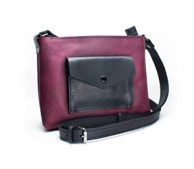 Жіноча сумка Bossy марсала Art Pelle