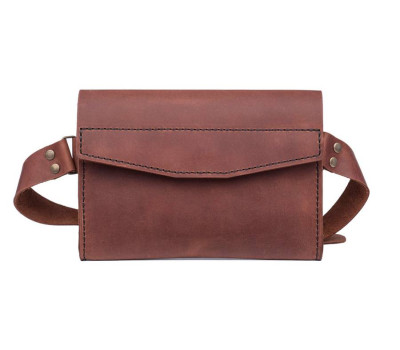 Поясная сумка - бананка Frendy коньяк Art Pelle