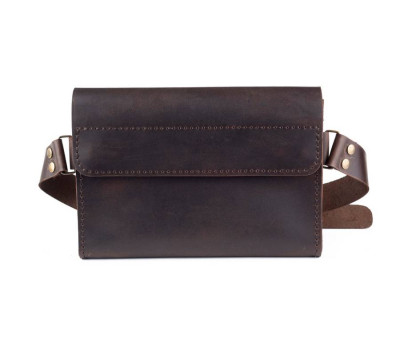 Поясная сумка - бананка Frendy шоколад Art Pelle