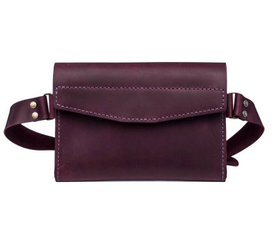 Поясная сумка - бананка Frendy марсала Art Pelle