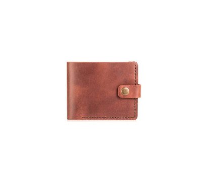 Кожаный мужской кошелек Compact коньяк Art Pelle