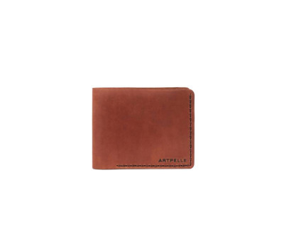 Кожаный мужской кошелек Mini Art Pelle