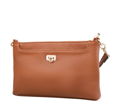 Жіноча сумка-клатч із шкірозамінника AMELIE GALANTI A991511-l.brown