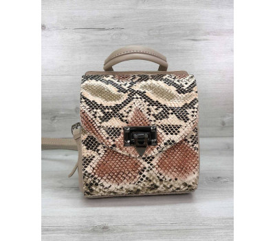 Сумка-рюкзак Chris бежева WeLassie