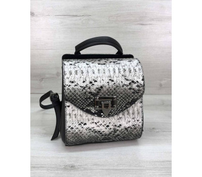 Сумка-рюкзак Chris чорно-білий WeLassie