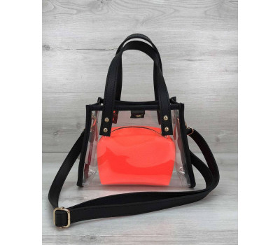 Маленька силіконова сумка Aster помаранчева WeLassie