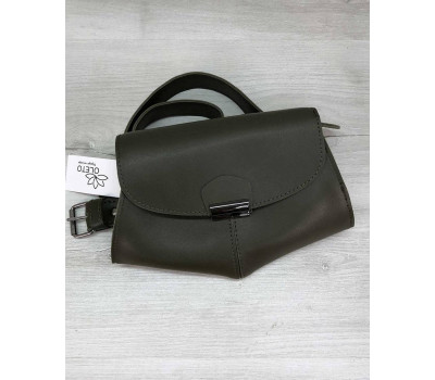 Сумочка на пояс - клатч Demi оливкова WeLassie