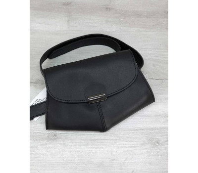 Сумочка на пояс - клатч Demi чорна WeLassie