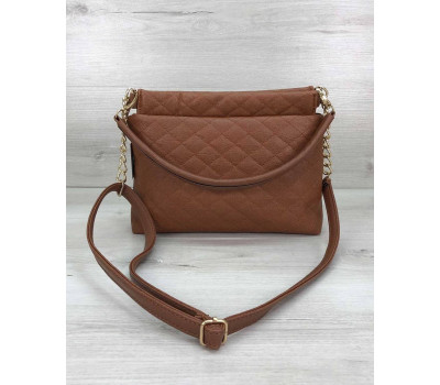 Жіноча сумка-клатч Ava руда WeLassie