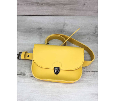 Сумочка на пояс - клатч Stacy жовта WeLassie