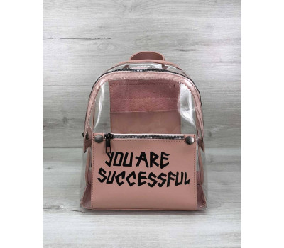 Силіконовий рюкзак Бонні з принтом персик WeLassie