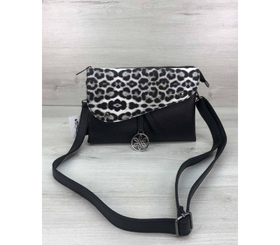 Клатч Етель чорний WeLassie