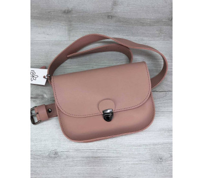 Сумочка на пояс - клатч Stacy пудра WeLassie