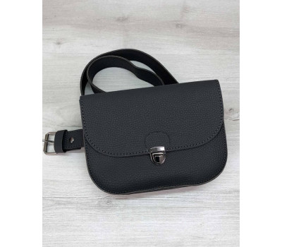 Сумочка на пояс - клатч Stacy графітова WeLassie