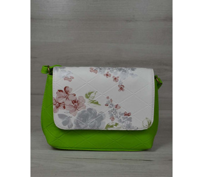 Маленький універсальний жіночий клатч салатового кольору WeLassie