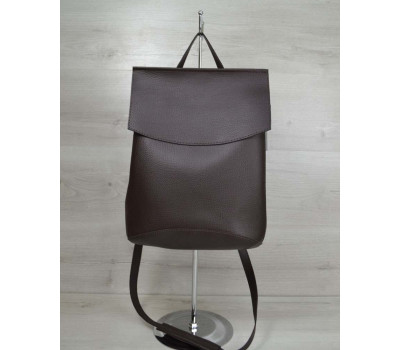 Молодіжний сумка-рюкзак шоколадногоо кольору WeLassie