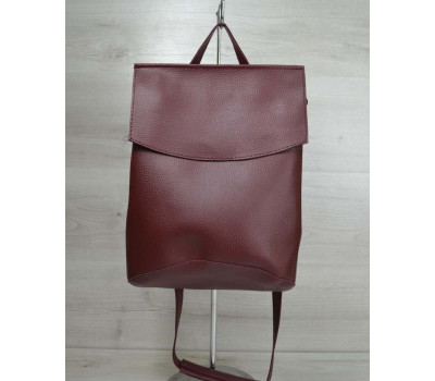 Молодіжний сумка-рюкзак бордового кольору WeLassie