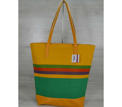 Сумка Гумка комбінована жовтого кольору WeLassie