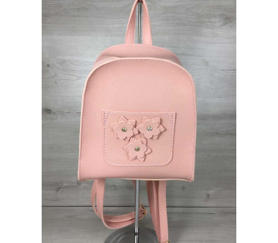 Рюкзак молодіжний Квіти пудрового кольору WeLassie
