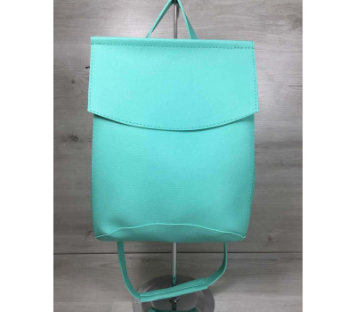 Молодіжний сумка-рюкзак м'ятного кольору WeLassie