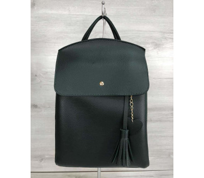 Молодіжний сумка-рюкзак Серце зеленого кольору WeLassie