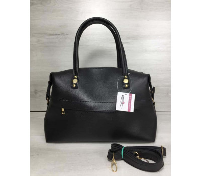 Жіноча сумка Ірен чорного кольору WeLassie