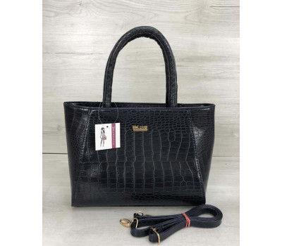 Жіноча сумка синій кокодил WeLassie