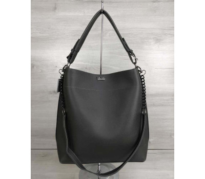 Сумка - ланцюжок сірого кольору (нікель) WeLassie