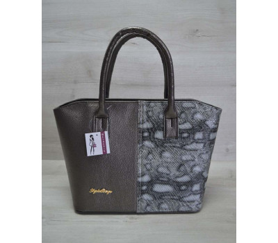 Стильна жіноча сумочка «Сьюзен» чорна WeLassie