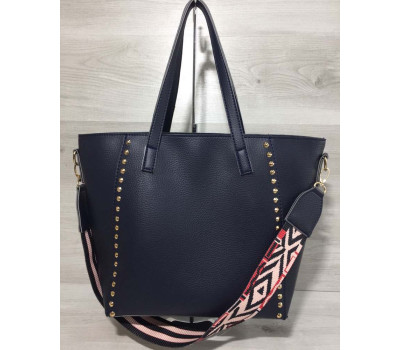 Сумка – яскравий ремінь синього кольору WeLassie