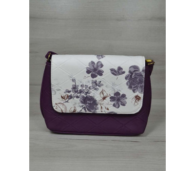 Маленький універсальний жіночий клатч фіолетового кольору WeLassie