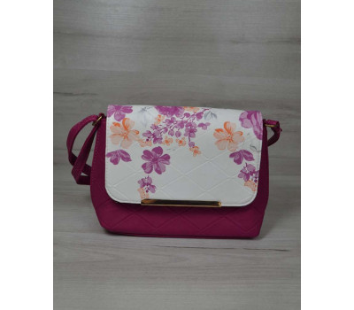 Маленький універсальний жіночий клатч малинового кольору WeLassie