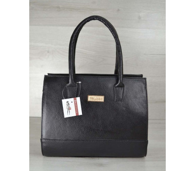 Каркасна жіноча сумка Селін чорного кольору WeLassie