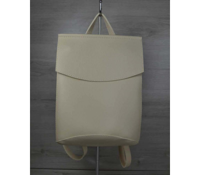 Молодіжний сумка-рюкзак бежевого кольору WeLassie